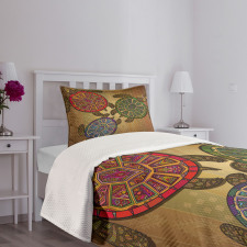 3 Turtles Ornamental Bedspread Set