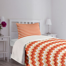 Chevron Arrows Geometric Bedspread Set