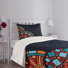 Geometric Mandalas Bedspread Set
