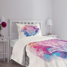 Watercolor Hamsa Art Bedspread Set