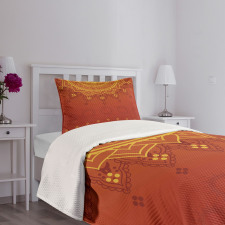 Traditional Saree Bedspread Set