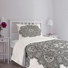 Detailed Mosaic Theme Bedspread Set