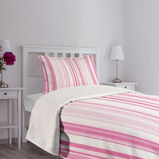 Vertically Striped Bedspread Set