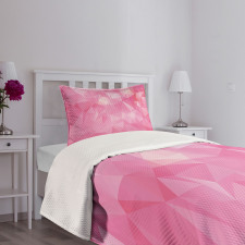 Mosaic Fractal Style Bedspread Set