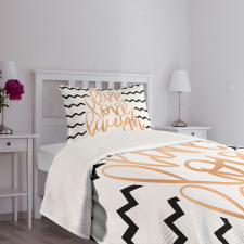 Chevron Art Bedspread Set