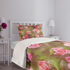 Retro Flora Romance Bedspread Set