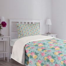 Summer Roses Bridal Bedspread Set