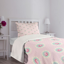 Retro Floral Cabin Bedspread Set