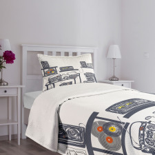 Music Devices Turntable Bedspread Set