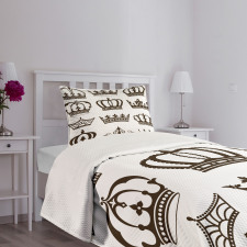 Royalty Crowns Bedspread Set