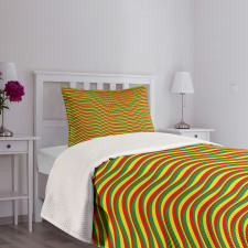 Ethiopian Wavy Stripes Bedspread Set