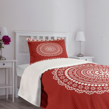 Paisley Side Border Bedspread Set