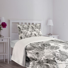 Boho Style Botanical Bedspread Set