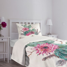 Exotic Bouquet Vintage Bedspread Set