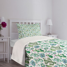 Exotic Succulents Set Bedspread Set