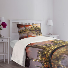 Oil Refinery Bedspread Set