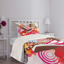 Flowers Deserts Bedspread Set