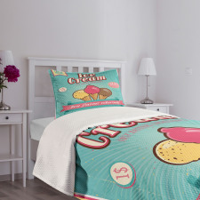 Words Toppings Bedspread Set