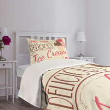 Pop Art Logo Bedspread Set