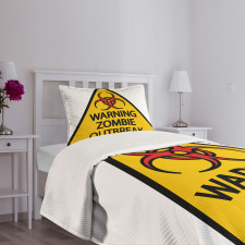 Warning Outbreak Bedspread Set