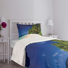 Sandy Coastline Surreal Bedspread Set