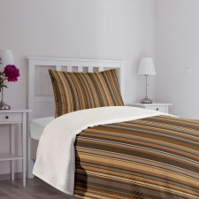 Vertical Color Lines Bedspread Set