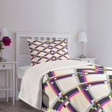 Diamond Linked Bedspread Set