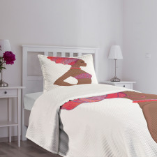 Zulu Woman Bandage Dress Bedspread Set