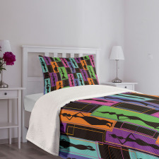 Vases on Heads Bedspread Set