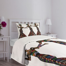 Native Costumes Bedspread Set