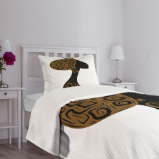 Headscarf Profile Bedspread Set