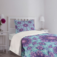 Mosaic Fractal Bedspread Set