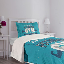 Fit Life Bodybuilding Bedspread Set