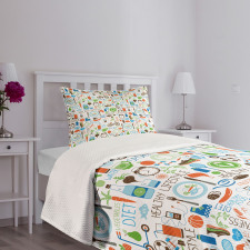 Sports Diet Vitality Bedspread Set