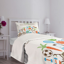 Healthcare Wellness Bedspread Set