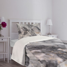 Geometric Grunge Facet Bedspread Set