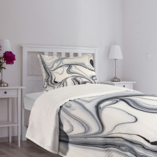 Trippy Unusual Forms Bedspread Set