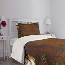 Rustic Home Baubles Bedspread Set