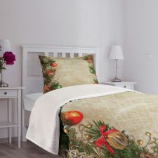 Retro Frame Old Days Bedspread Set