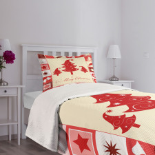 Trees Candy Stars Bedspread Set