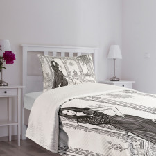 Fashion Woman Victorian Bedspread Set