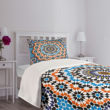 Moroccan Ceramic Tile Bedspread Set