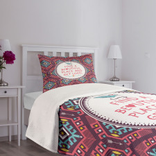 Hipster Tribal Bedspread Set