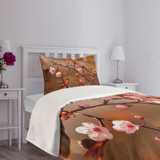 Sakura Flourishing Bedspread Set