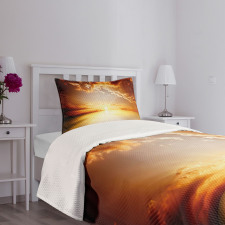 Tranquil Sunset Horizon Bedspread Set