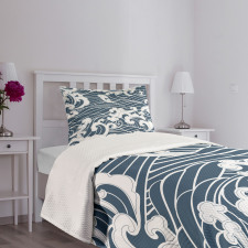 River Storm Retro Bedspread Set