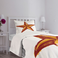 Grunge Retro Bedspread Set