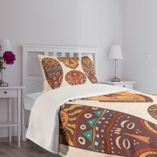 Folk Art Bedspread Set