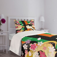 Actor Sakura Blooms Bedspread Set
