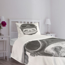 Biker Hipster Animal Bedspread Set